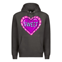 Smoke valentine's day hearts Premium Hoodie - FaDigitalArtStudio