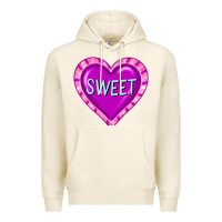Tofu valentine's day hearts Premium Hoodie - FaDigitalArtStudio