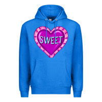 True Royal valentine's day hearts Premium Hoodie - FaDigitalArtStudio