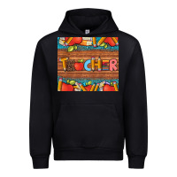 Black teacher and pens apples books leopard and tooled leather tumbler Urban Hoodie - Artiststas