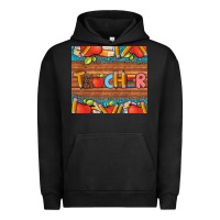 Pigment Black teacher and pens apples books leopard and tooled leather tumbler Urban Hoodie - Artiststas