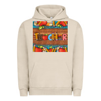 Pigment French Oak teacher and pens apples books leopard and tooled leather tumbler Urban Hoodie - Artiststas