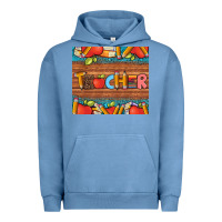 Pigment Pebble Blue teacher and pens apples books leopard and tooled leather tumbler Urban Hoodie - Artiststas