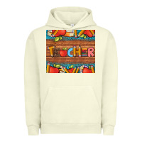 Pigment Pistachio teacher and pens apples books leopard and tooled leather tumbler Urban Hoodie - Artiststas