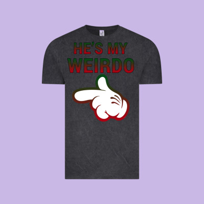 He's My Weirdo Galaxy Vintage Tee Designed By Bettercallsaul