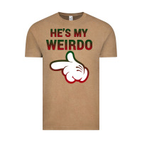 Vintage Coffee He's My Weirdo Galaxy Vintage Tee - Bettercallsaul