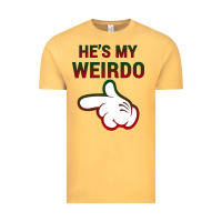 Vintage Mustard He's My Weirdo Galaxy Vintage Tee - Bettercallsaul