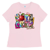 Bubblegum Pink para crew Ladies Tee - NancyCooperArtShop