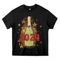 Black sparkly champagne Heavy Core Tee - MaliasSmallBusiness