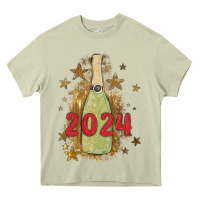 Mossy sparkly champagne Heavy Core Tee - MaliasSmallBusiness