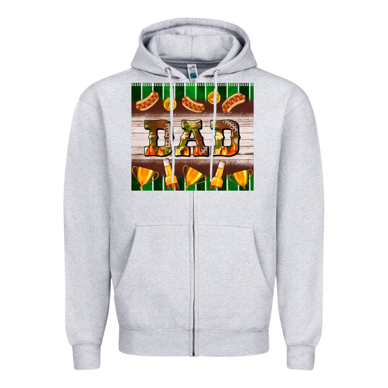 Football Dad Tumbler Zipper Hoodie by BundleAndBundleShop | Teevron