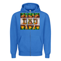 True Royal Football Dad Tumbler Zipper Hoodie - BundleAndBundleShop