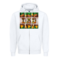 White Football Dad Tumbler Zipper Hoodie - BundleAndBundleShop