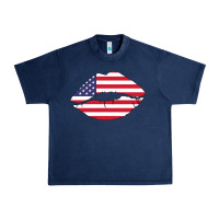 Navy American lip Urban Heavy Tee - Bettercallsaul