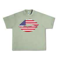 Oil Green American lip Urban Heavy Tee - Bettercallsaul