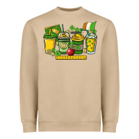 Mushroom St. Patrick's Day Teacher coffee cups Heavyweight Sweatshirt - HowdyJamesFarm