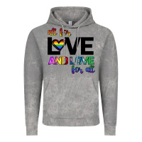 All For Love And Love For All Vintage Hoodie | Teevron
