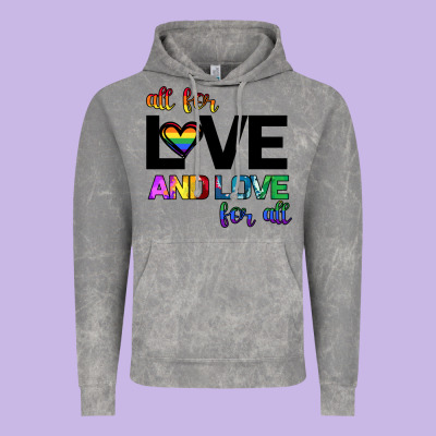 All For Love And Love For All Vintage Hoodie Designed By Bettercallsaul