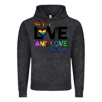 Vintage Black All For Love And Love For All Vintage Hoodie - Bettercallsaul