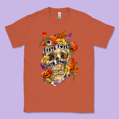 Sorta Sweet Sorta Spooky Classic Tee Designed By Ranaportraitstore