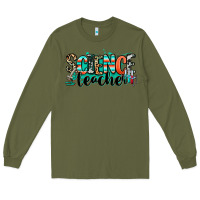 Army Green science teacher Long Sleeve Tee - RanaPortraitStore