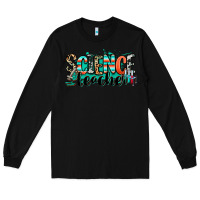 Black science teacher Long Sleeve Tee - RanaPortraitStore