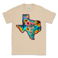 Mushroom Western Sunflower, Rose, Gemstsone, Turquoise Bull Skull Classic Tee - Bettercallsaul