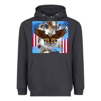 Smoke America Eagle Heavyweight Hoodie - CowhideDigitalArt