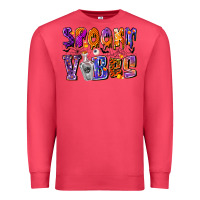 Cardinal Spooky Vibes Premium Sweatshirt - CowhideDigitalArt