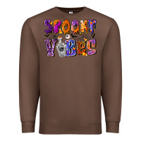 Chestnut Spooky Vibes Premium Sweatshirt - CowhideDigitalArt