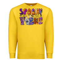 Lemon Spooky Vibes Premium Sweatshirt - CowhideDigitalArt