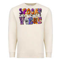 Sandshell Spooky Vibes Premium Sweatshirt - CowhideDigitalArt