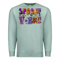 Seafoam Spooky Vibes Premium Sweatshirt - CowhideDigitalArt