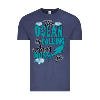 Vintage Denim The Ocean Is Calling Vintage Tee - Bettercallsaul