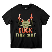 Black fuck this shit Heavy Core Tee - MaliasSmallBusiness