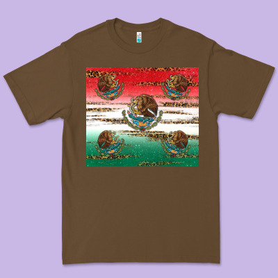 Mexican Flag Premium Tee Designed By Ranaportraitstore