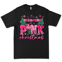 I'm Dreaming Of A Pink Christmas Flamingo Premium Tee | Teevron