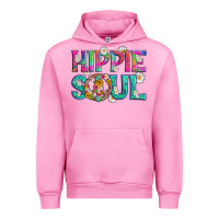 Fuchsia Pink hippie soul with tie dye and flowers Urban Hoodie - Artiststas