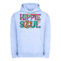 Pigment Grape Ice hippie soul with tie dye and flowers Urban Hoodie - Artiststas