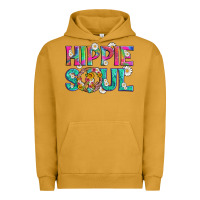 Pigment Peanut Butter hippie soul with tie dye and flowers Urban Hoodie - Artiststas