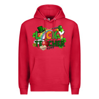 Cardinal lucky teacher St. Patricks Day Premium Hoodie - FaDigitalArtStudio