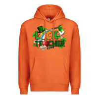 Carrot lucky teacher St. Patricks Day Premium Hoodie - FaDigitalArtStudio