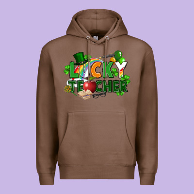 Lucky Teacher St. Patricks Day Premium Hoodie Designed By Fadigitalartstudio