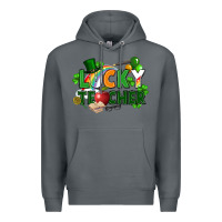 Rock lucky teacher St. Patricks Day Premium Hoodie - FaDigitalArtStudio