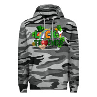 Slate Camo lucky teacher St. Patricks Day Premium Hoodie - FaDigitalArtStudio