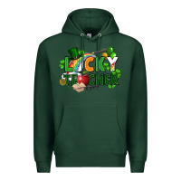 Sports Green lucky teacher St. Patricks Day Premium Hoodie - FaDigitalArtStudio