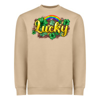 Lucky St. Patrick's Day Heavyweight Sweatshirt | Teevron