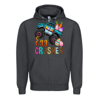 Smoke Egg Crusher Zipper Hoodie - BundleAndBundleShop