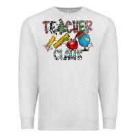 Oatmeal Heather Teacher Calus Premium Sweatshirt - CowhideDigitalArt