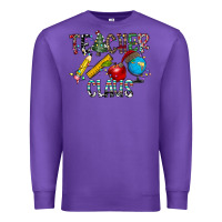 Purple Teacher Calus Premium Sweatshirt - CowhideDigitalArt